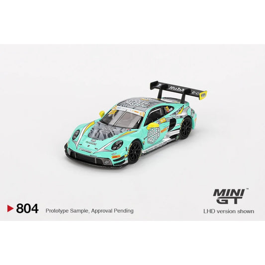 Mini GT - Pre-Order - Porsche 911 GT3 R #28 HubAuto Racing 2023 FIA GT World Cup 70th Macau Grand Prix - MGT00804 (LHD) - 1:64