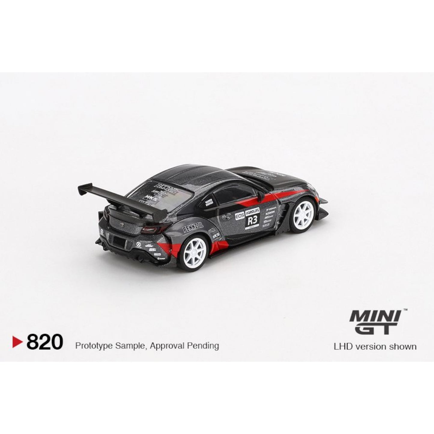 Mini GT - Pre-Order - Toyota GR86 Larry Chen's HKS Turbocharged GR86 - MGT00820 (LHD) - 1:64