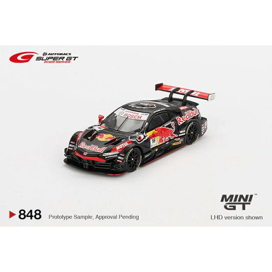 Mini GT - Pre-Order - HONDA NSX-GT TYPE S GT500 NO.16 RED BULL MOTUL MUGEN NSX-GT TEAM RED BULL MUGEN 2022 SUPER GT SERIES - MGT00848