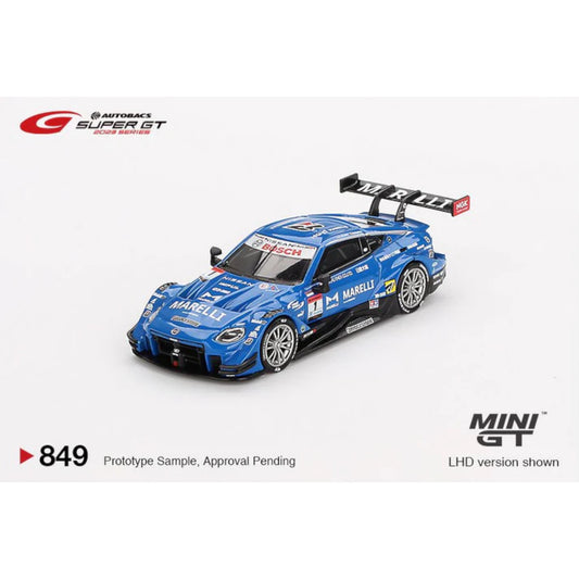 Mini GT - Pre-Order -  NISSAN Z GT500 NO.1 MARELLIIMPULZ TEAM IMPUL 2023 - MGT00849