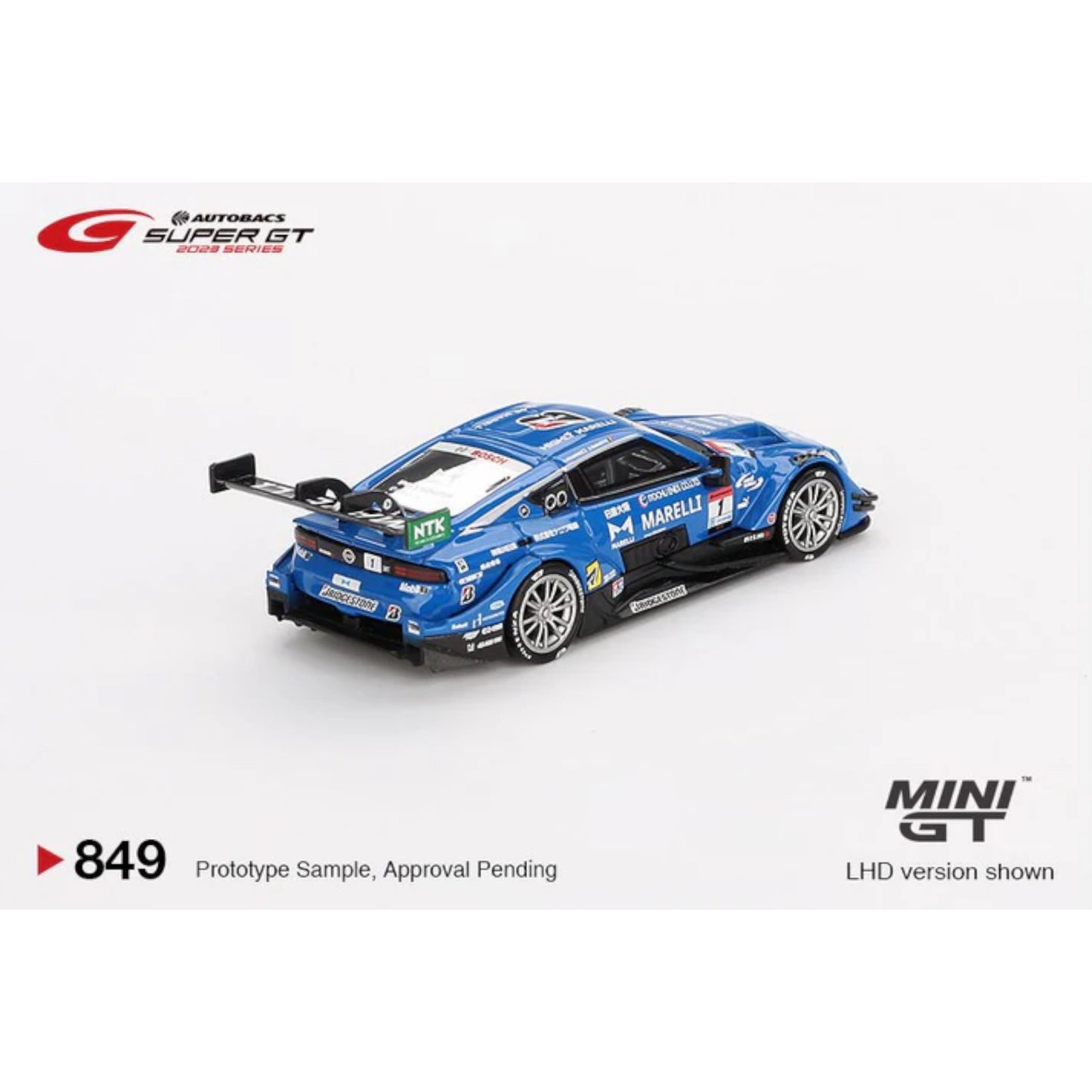 Mini GT - Pre-Order -  NISSAN Z GT500 NO.1 MARELLIIMPULZ TEAM IMPUL 2023 - MGT00849