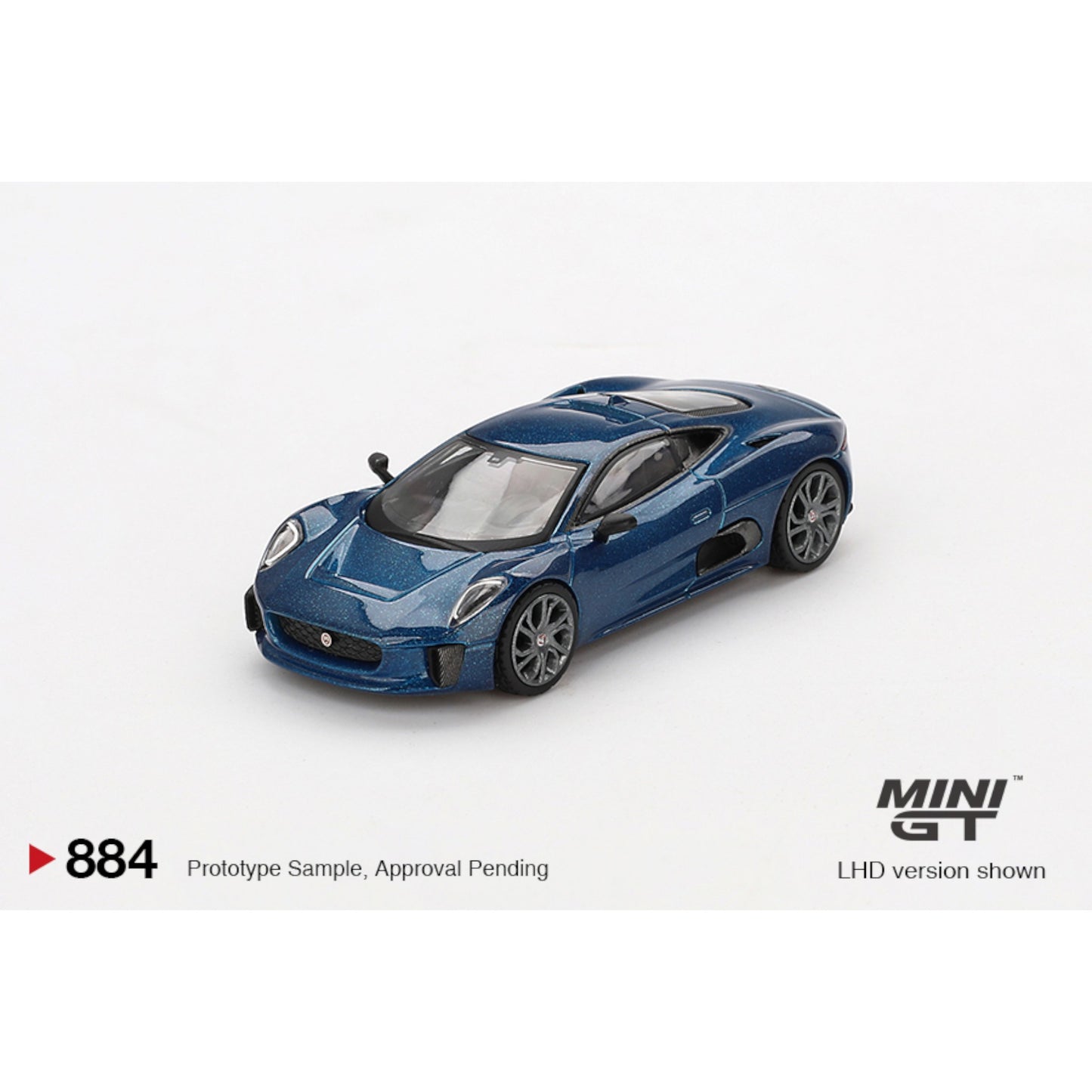 Mini GT - Pre-Order - Jaguar C-X75 Blue - MGT00884 (LHD)