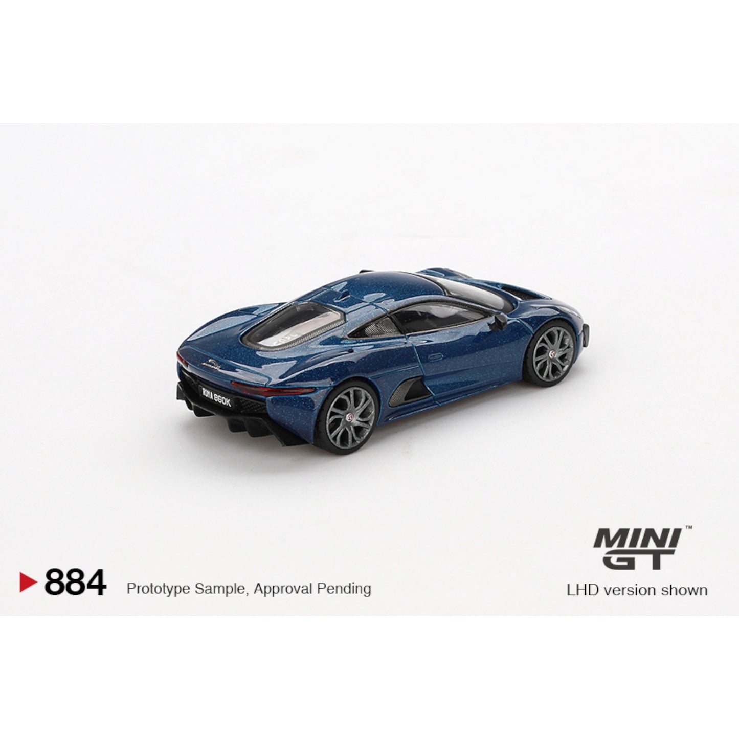 Mini GT - Pre-Order - Jaguar C-X75 Blue - MGT00884 (LHD)