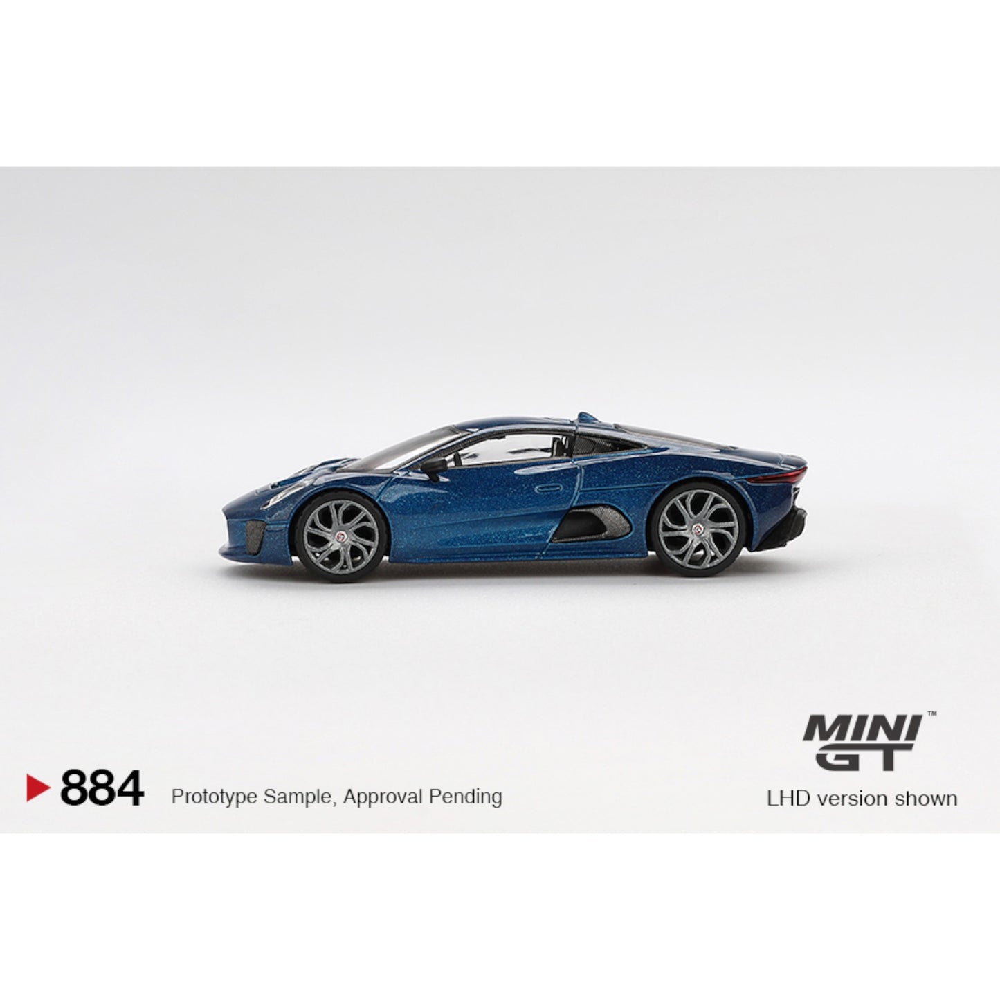 Mini GT - Pre-Order - Jaguar C-X75 Blue - MGT00884 (LHD)