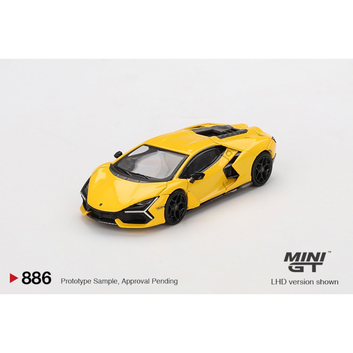 Mini GT - Pre-Order - Lamborghini Revuelto Giallo - MGT00886 (LHD)