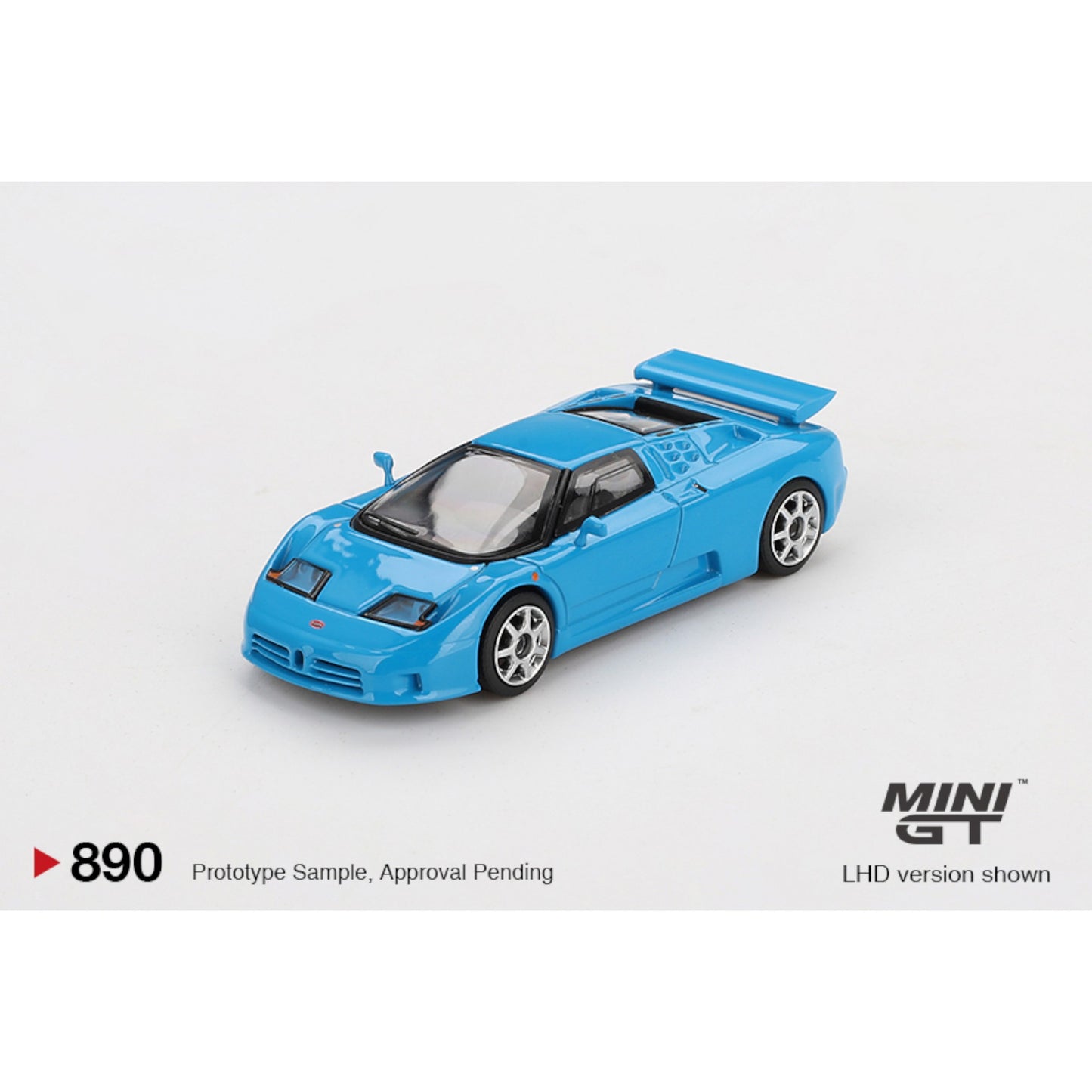 Mini GT - Pre-Order - Bugatti EB110 Super Sport - Blu Bugatti - MGT00890 (LHD)