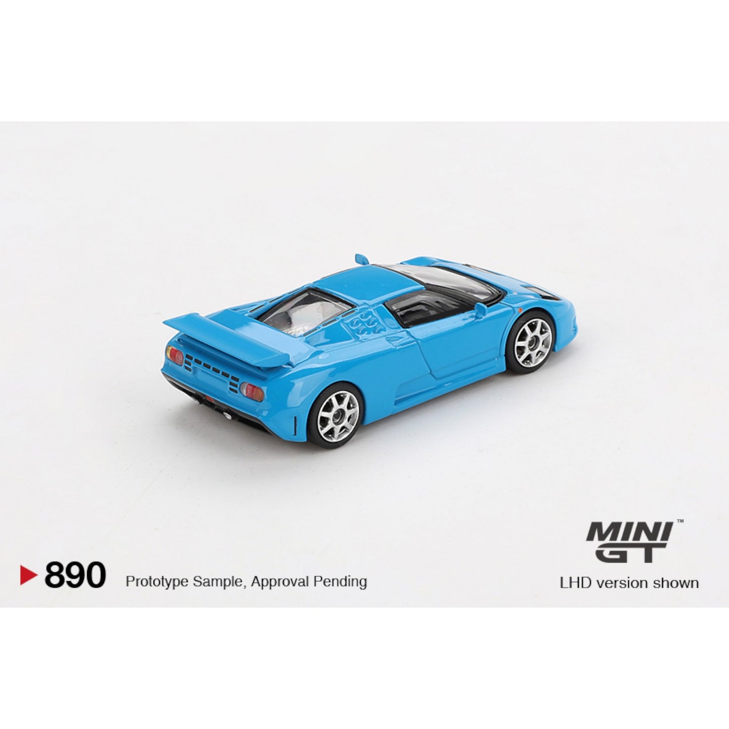 Mini GT - Pre-Order - Bugatti EB110 Super Sport - Blu Bugatti - MGT00890 (LHD)