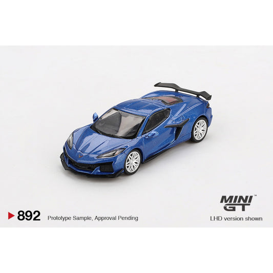 Mini GT - Pre-Order - Chevrolet Corvette Z06 2023 Elkhart Lake Blue Metallic - MGT00892 (LHD)