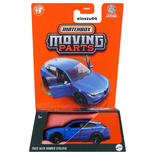 Matchbox 2024 - Moving Parts - 2022 Alfa Romeo Stelvio - JBW76