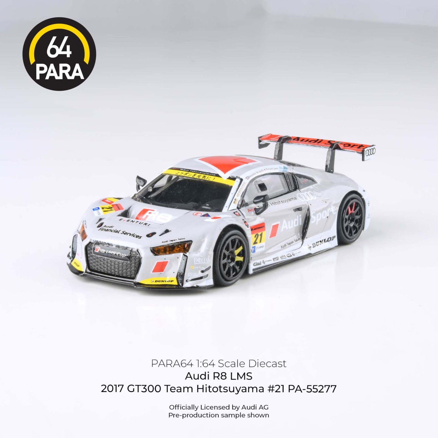 Para64 - 2019 Audi R8 LMS - 2017 GT300 Team Hitotsuyma #21 - PA-55277 (LHD)