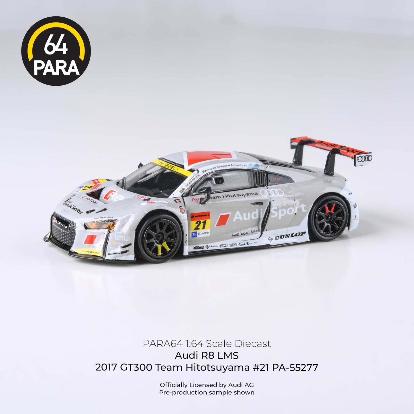 Para64 - 2019 Audi R8 LMS - 2017 GT300 Team Hitotsuyma #21 - PA-55277 (LHD)