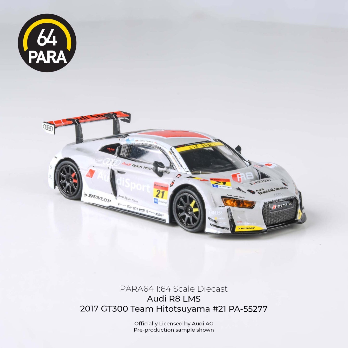 Para64 - 2019 Audi R8 LMS - 2017 GT300 Team Hitotsuyma #21 - PA-55277 (LHD)