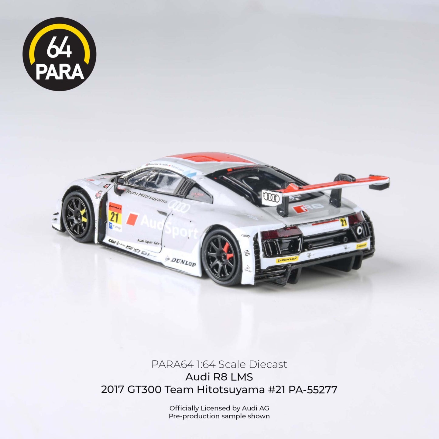 Para64 - 2019 Audi R8 LMS - 2017 GT300 Team Hitotsuyma #21 - PA-55277 (LHD)