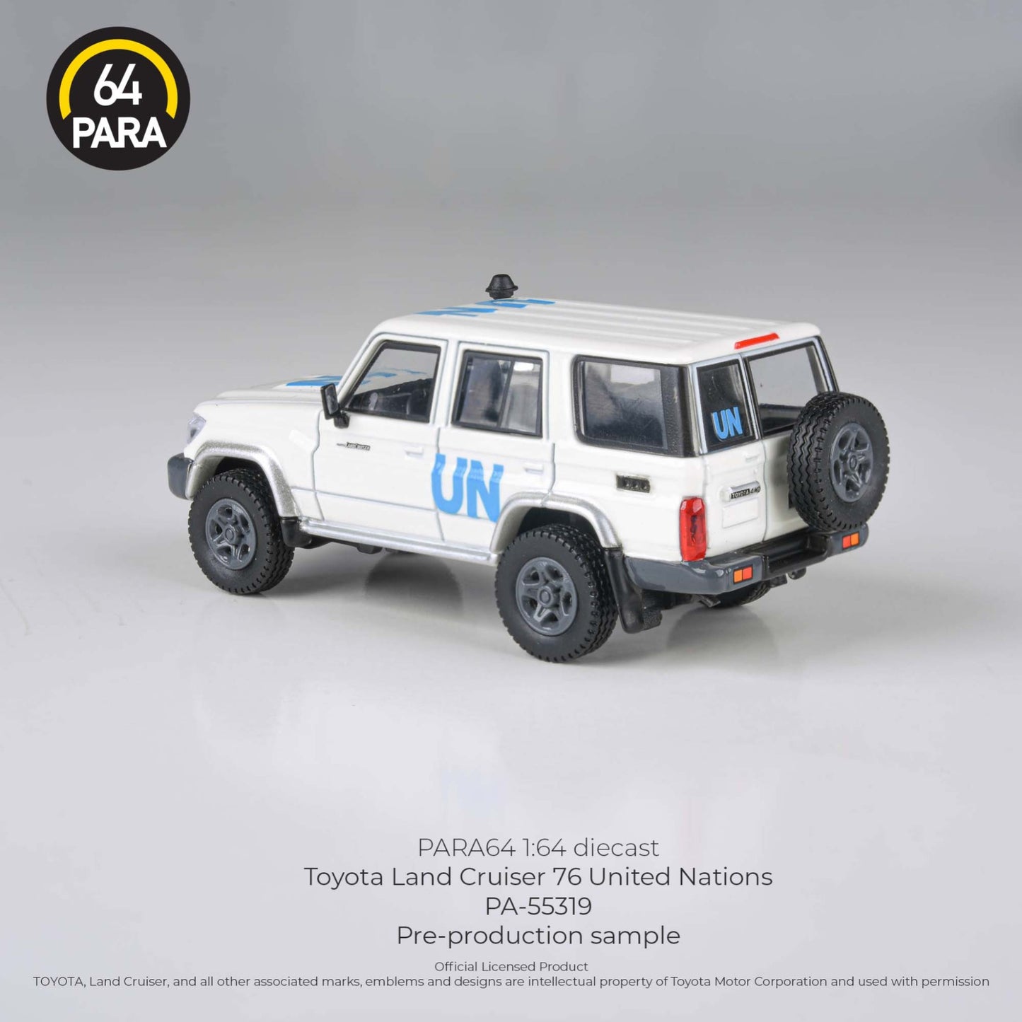 Para64 - Toyota Land Cruiser 76 - United Nations - PA-55319 (LHD)