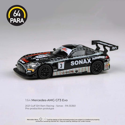 PARA64 - Mercedes-AMG GT3 EVO - 2021 Gulf 12H Ram Racing Sonax - PA-55360 (LHD)