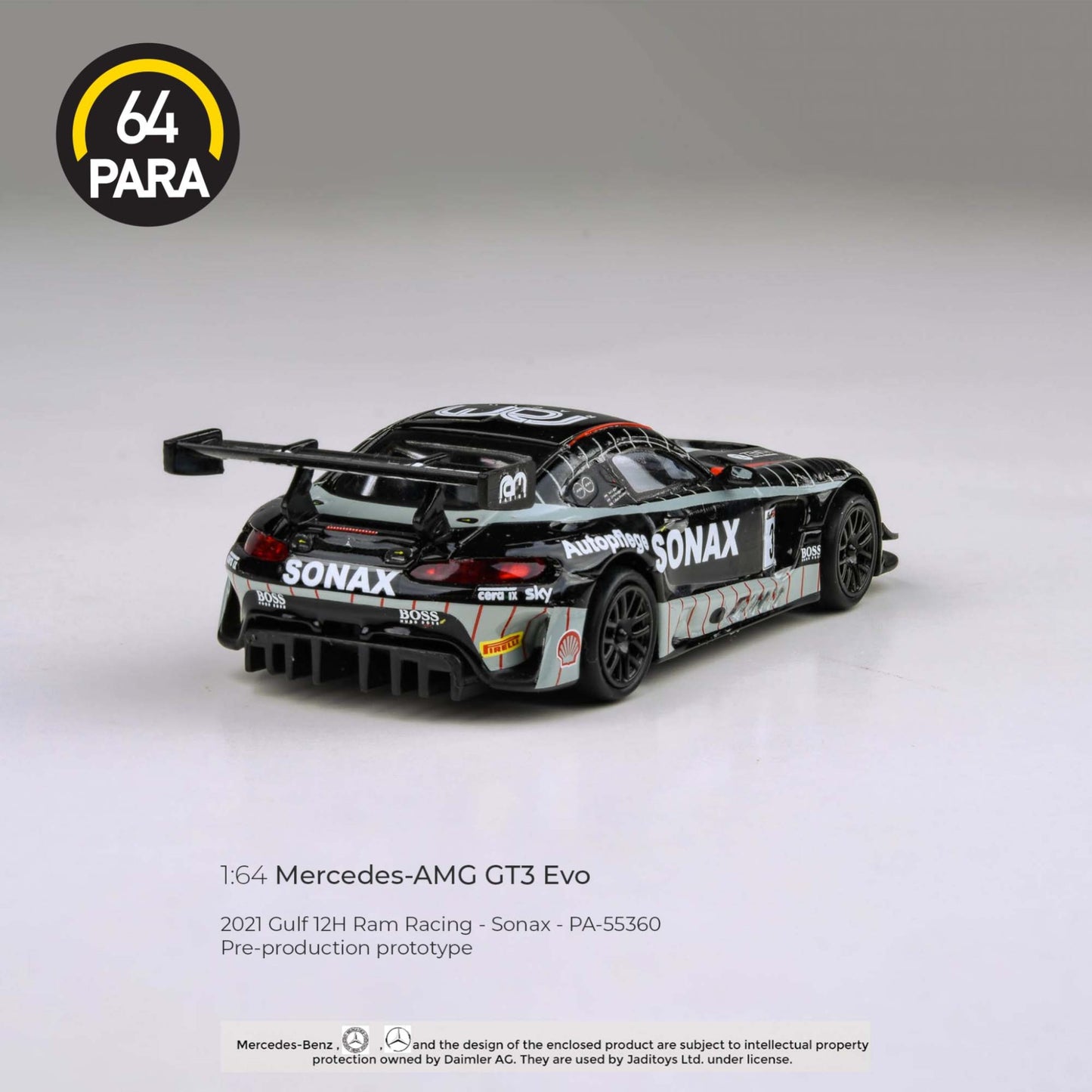 PARA64 - Mercedes-AMG GT3 EVO - 2021 Gulf 12H Ram Racing Sonax - PA-55360 (LHD)