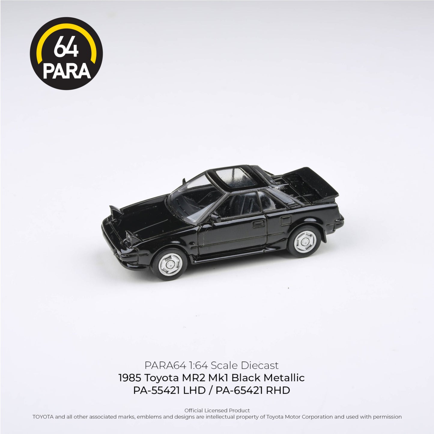 Para64 - 1985 Toyota MR2 Mk1 - Black Metallic - PA-55421 (LHD)