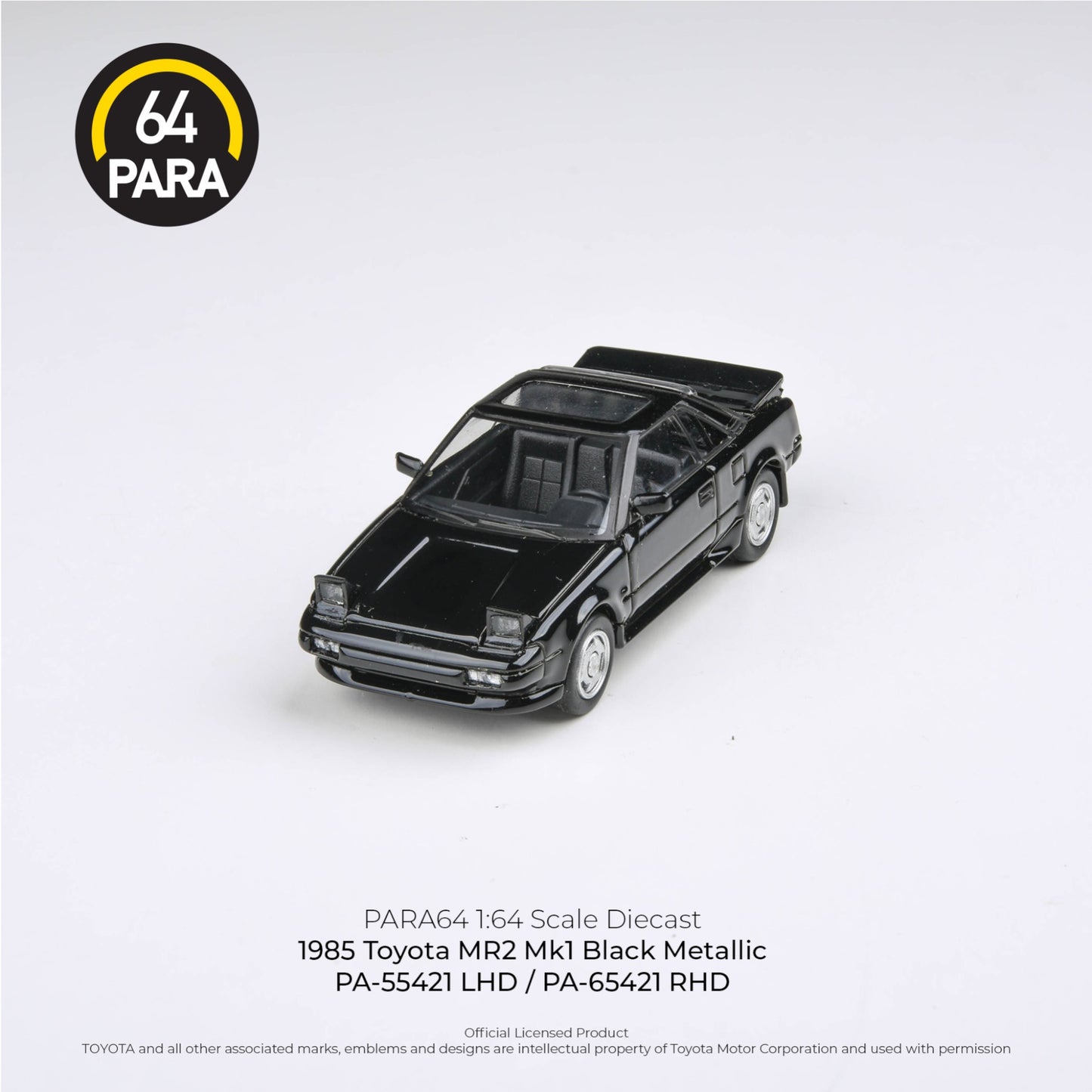 Para64 - 1985 Toyota MR2 Mk1 - Black Metallic - PA-55421 (LHD)