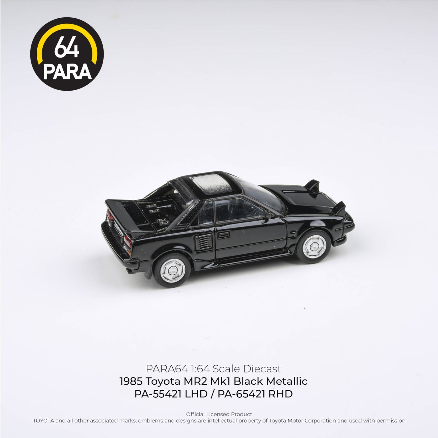 Para64 - 1985 Toyota MR2 Mk1 - Black Metallic - PA-55421 (LHD)