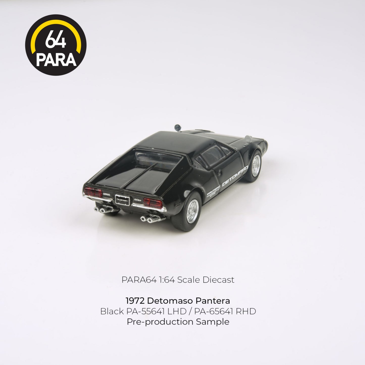 PARA64 - 1972 DeTomaso Pantera - black - PA-55641 (LHD)