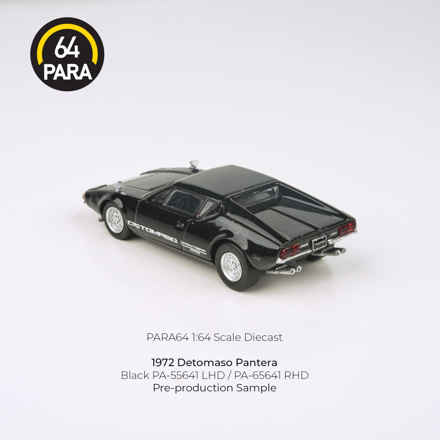 PARA64 - 1972 DeTomaso Pantera - black - PA-55641 (LHD)