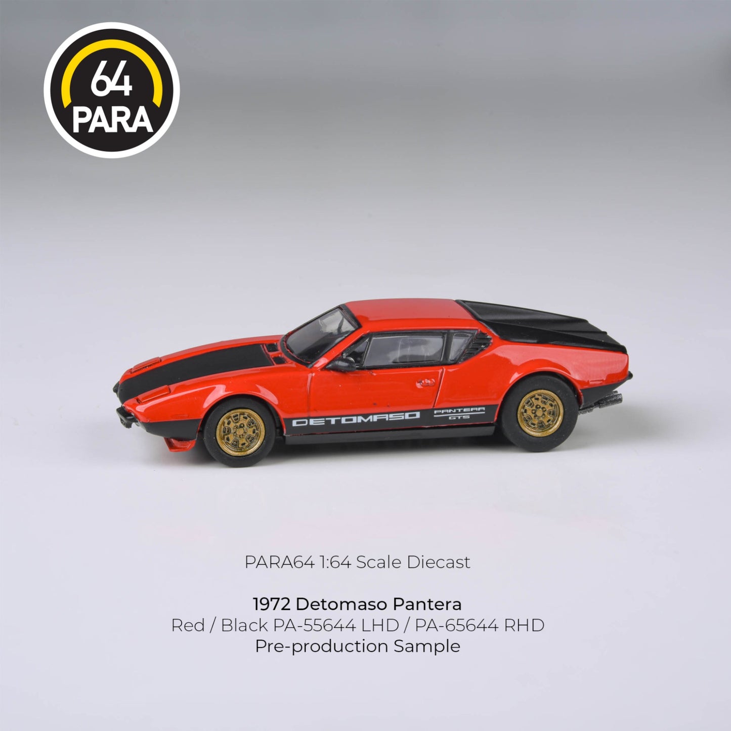 PARA64 - 1972 DeTomaso Pantera - PA-55644 (LHD)