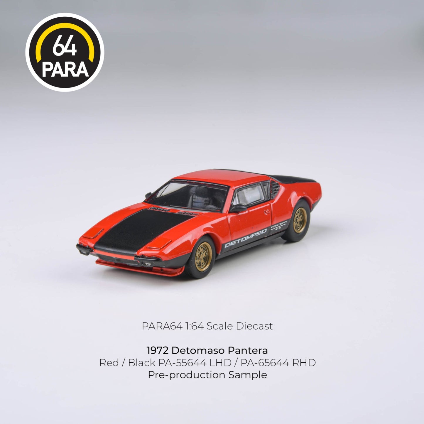 PARA64 - 1972 DeTomaso Pantera - PA-55644 (LHD)