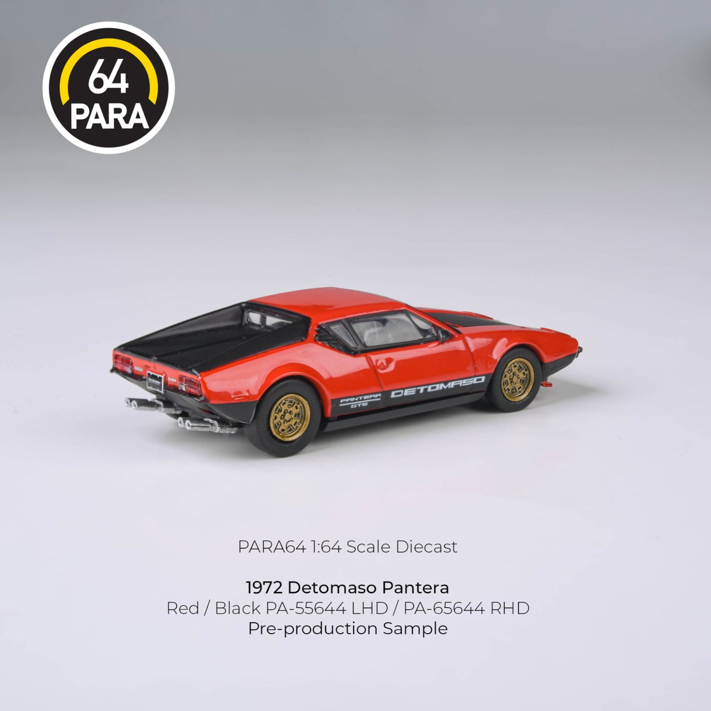 PARA64 - 1972 DeTomaso Pantera - PA-55644 (LHD)