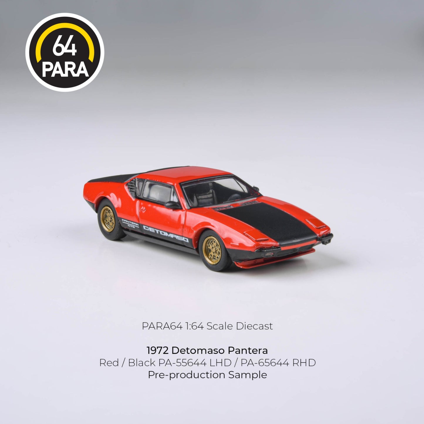 PARA64 - 1972 DeTomaso Pantera - PA-55644 (LHD)