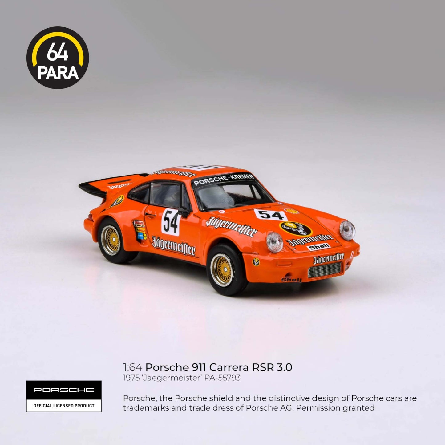 PARA64 - 1975 Porsche 911 Carrera RSR 3.0 - Jägermeister - PA-55793 (LHD)