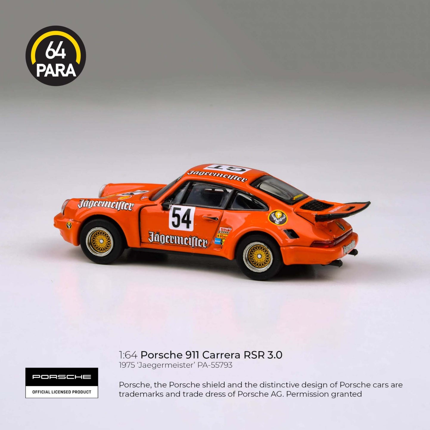 PARA64 - 1975 Porsche 911 Carrera RSR 3.0 - Jägermeister - PA-55793 (LHD)