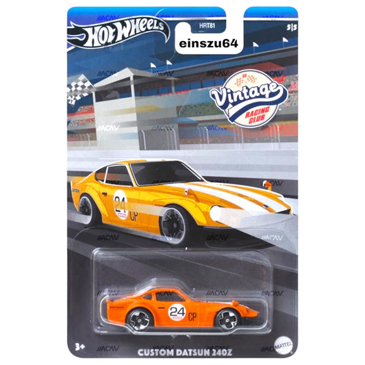 Hot Wheels 2024 - Vintage Racing Club Mix 2 - Custom Datsun 240Z - HRV10  - 1:64