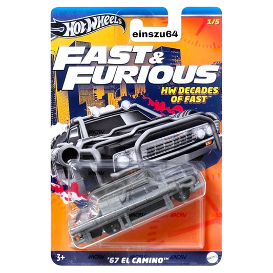 Hot Wheels 2024 - Fast & Furious - ´67 El Camino - Decades of Fast - HRW41 - 1:64