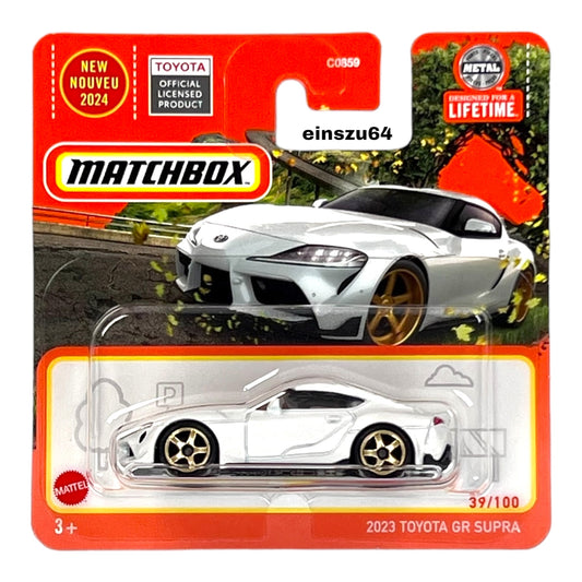 Matchbox 2024 - 2023 Toyota GR Supra - HVN37 - 39/100 - 1:64