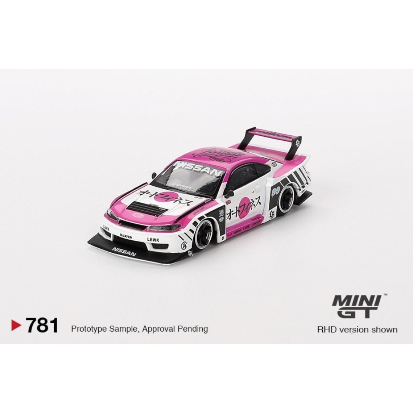 Mini GT - Pre-Order - Nissan Silvia S15 LB Super Silouette Auto Finesse Sema 2023 - MGT00781 (RHD) - 1:64