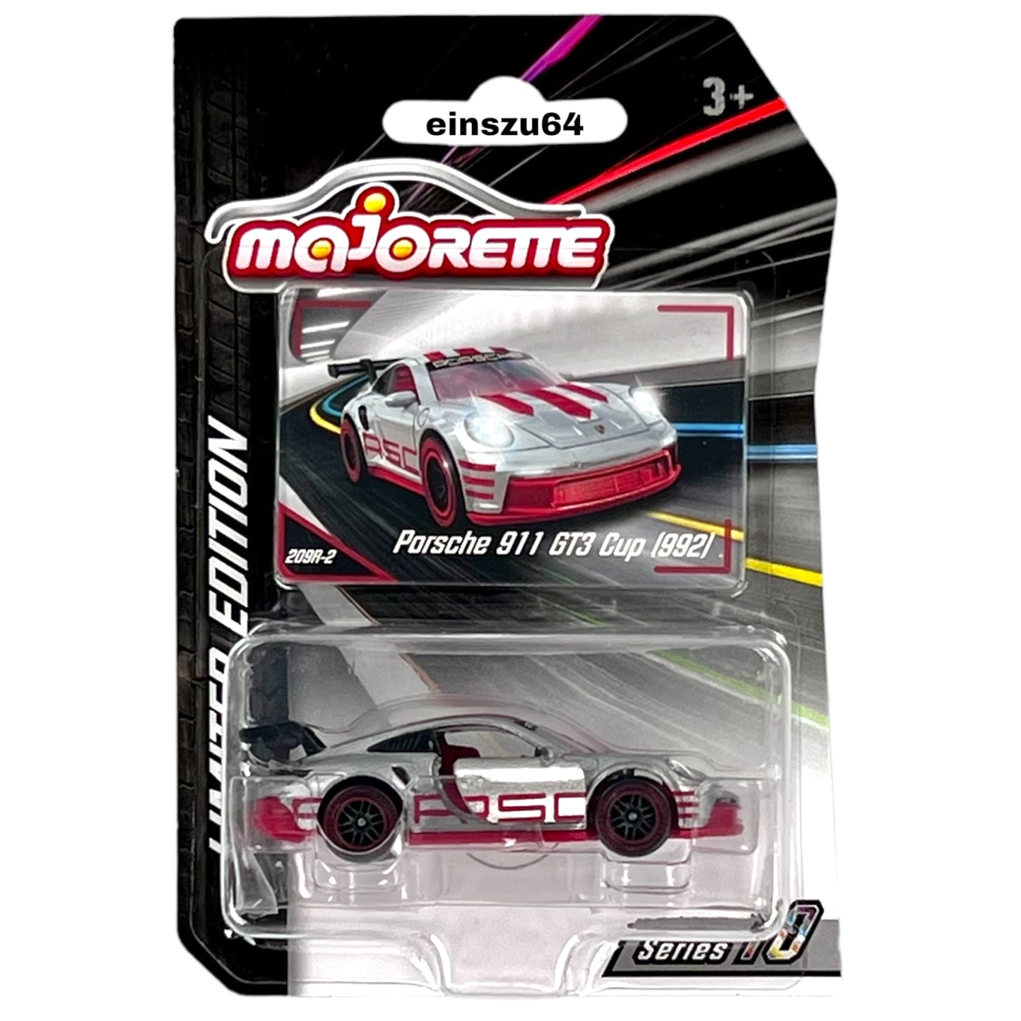 Majorette - Porsche 911 GT3 Cup (992) - Limited Edition Series 10 - 1:64