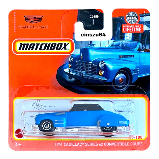 Matchbox 2024 - 1941 Cadillac Series 62 Convertible Coupe - HVN85 - 59/100