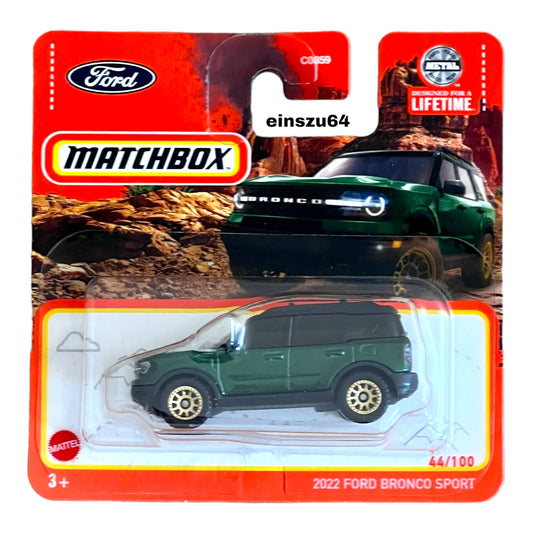 Matchbox 2024 - 2022 Ford Bronco Sport - HVN67 - 44/100 - 1:64