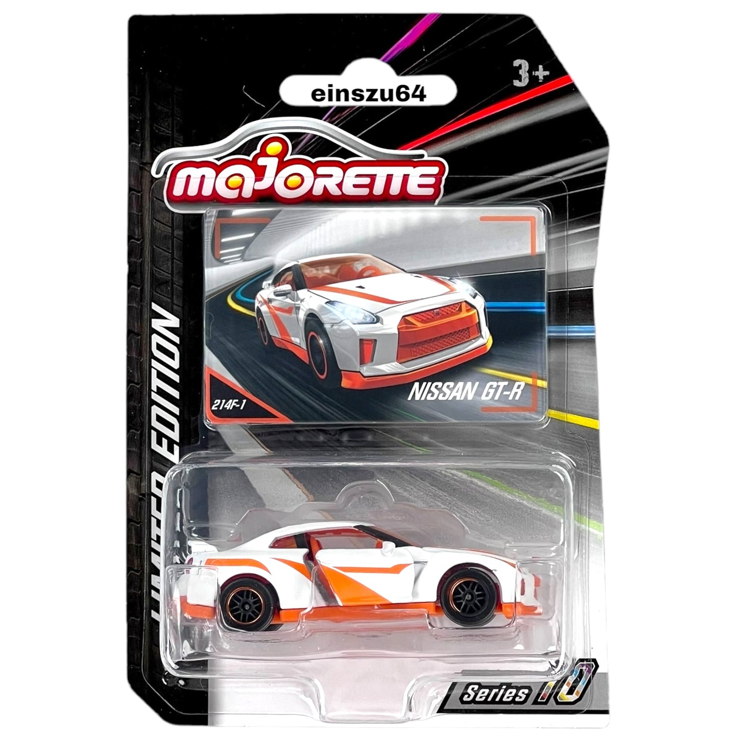 Majorette - Nissan GT-R - Limited Edition Series 10 - 1:64