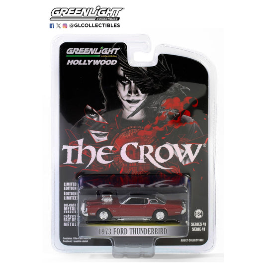 Greenlight - 1973 Ford Thunderbird with Supercharger - The Crow 1994 - 62020-D - Hollywood 41 - 1:64