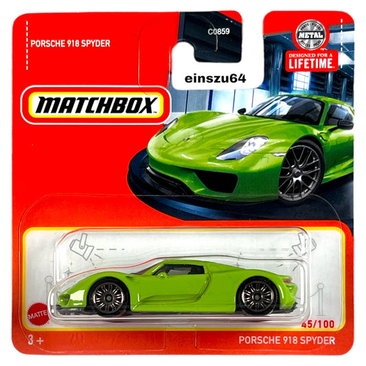 Matchbox 2024 - Porsche 918 Spyder - HVN89 - 45/100 - 1:64