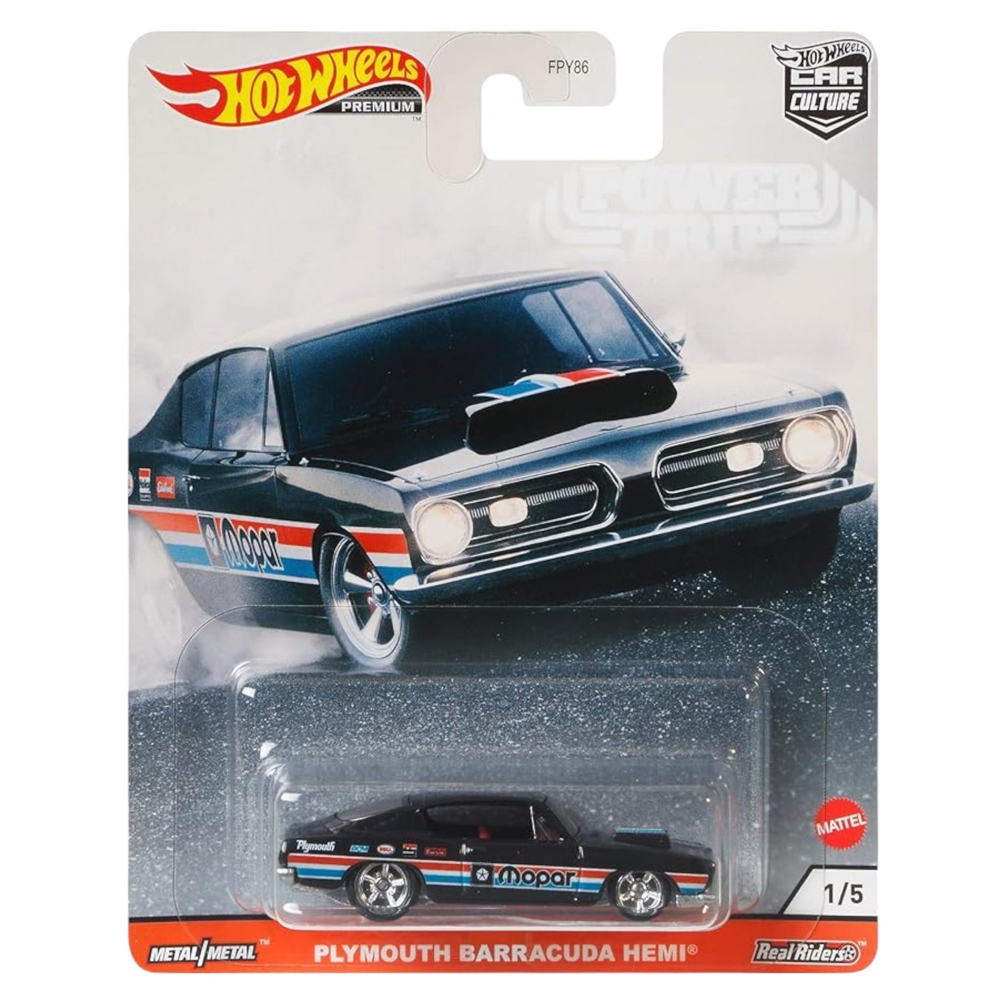 Hot Wheels 2020 - Power Trip - 1968 Plymouth Hemi Barracuda - GRJ05 - 1:64