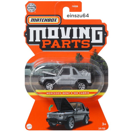 Matchbox 2022 - Moving Parts - Mercedes-Benz G500 Cabrio - HFM86 - 1:64