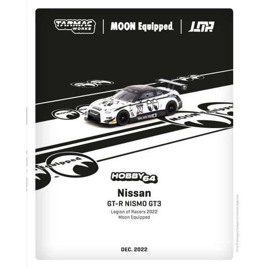 Tarmac Works - Nissan GT-R Nismo GT3 Legion of racers 2022 Moon - T64-035-ME