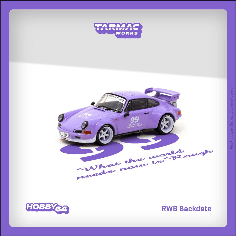 Tarmac Works - Pre-Order - Porsche RWB Backdate, violetta - T64-046-VI