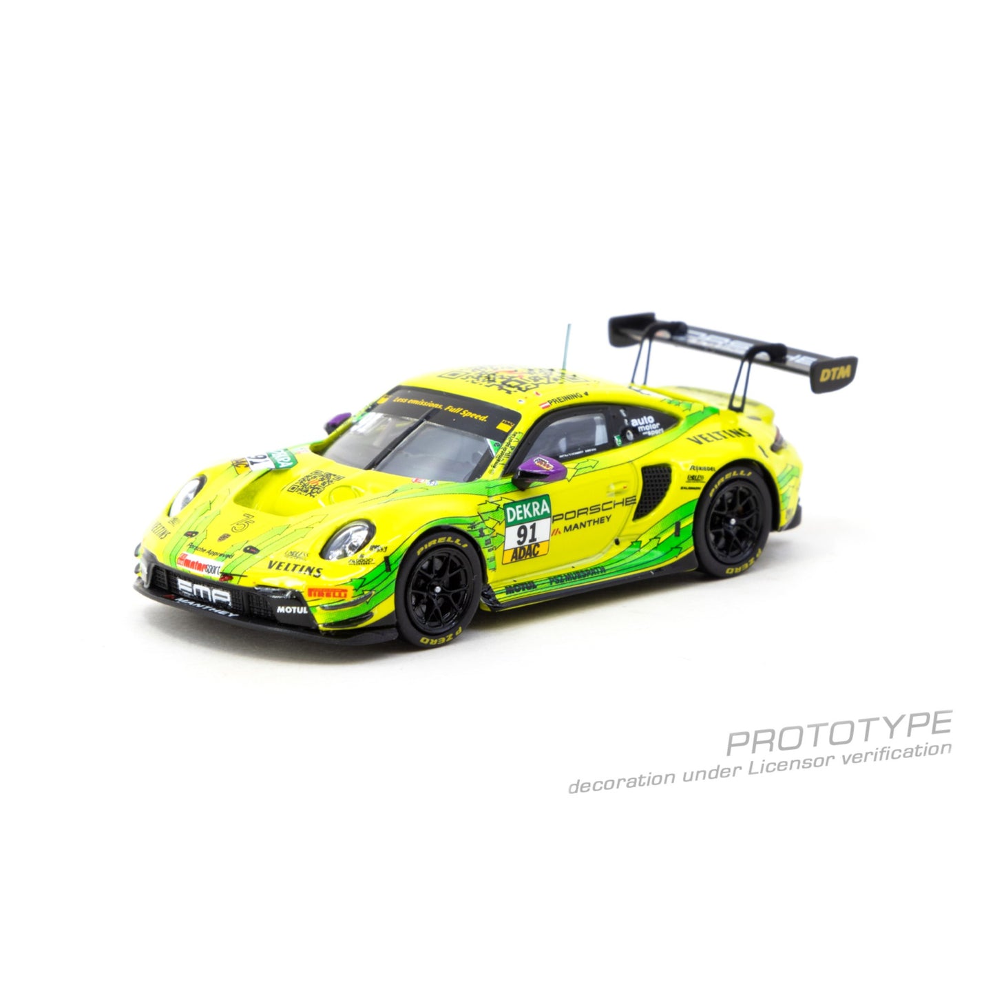 Tarmac Works x IXO - Pre-Order - Porsche 911 GT3 R - T64-084-23DTM91