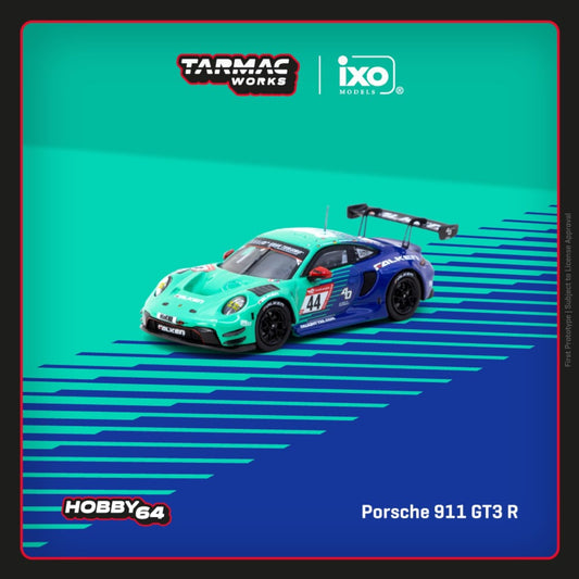 Tarmac Works - Pre-Order - Porsche 911 GT3R #44 - Nürburgring 24h 2023- T64-084-23MUR44