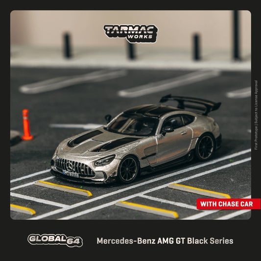 Tarmac Works - Pre-Order - Mercedes-Benz AMG GT Black Series, silver metallic - T64G-042-SL