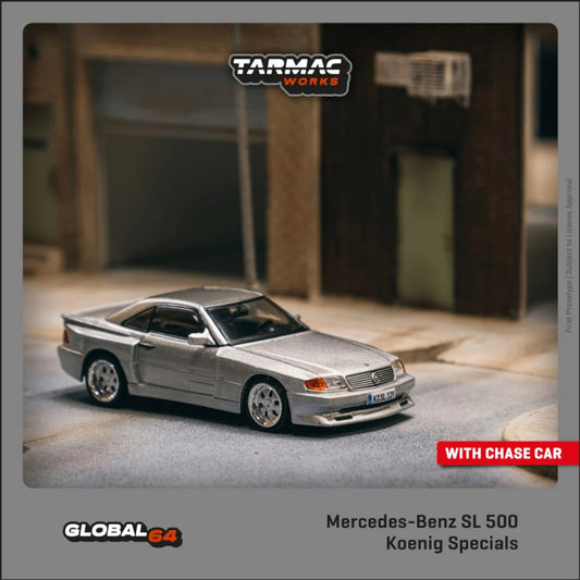 Tarmac Works - Mercedes-Benz SL 500 Koenig Specials, silver - T64G-045-SL