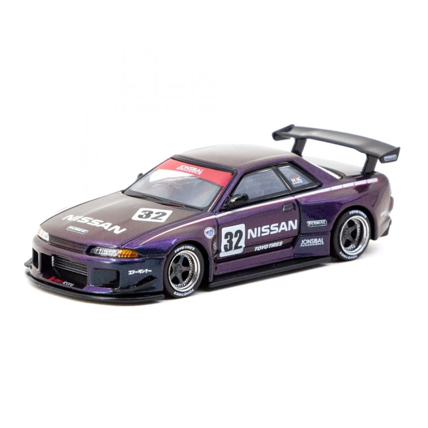 Tarmac Works - Pre-Order - Nissan Skyline (R32) Widebody, midnight purple - T64G-061-MP